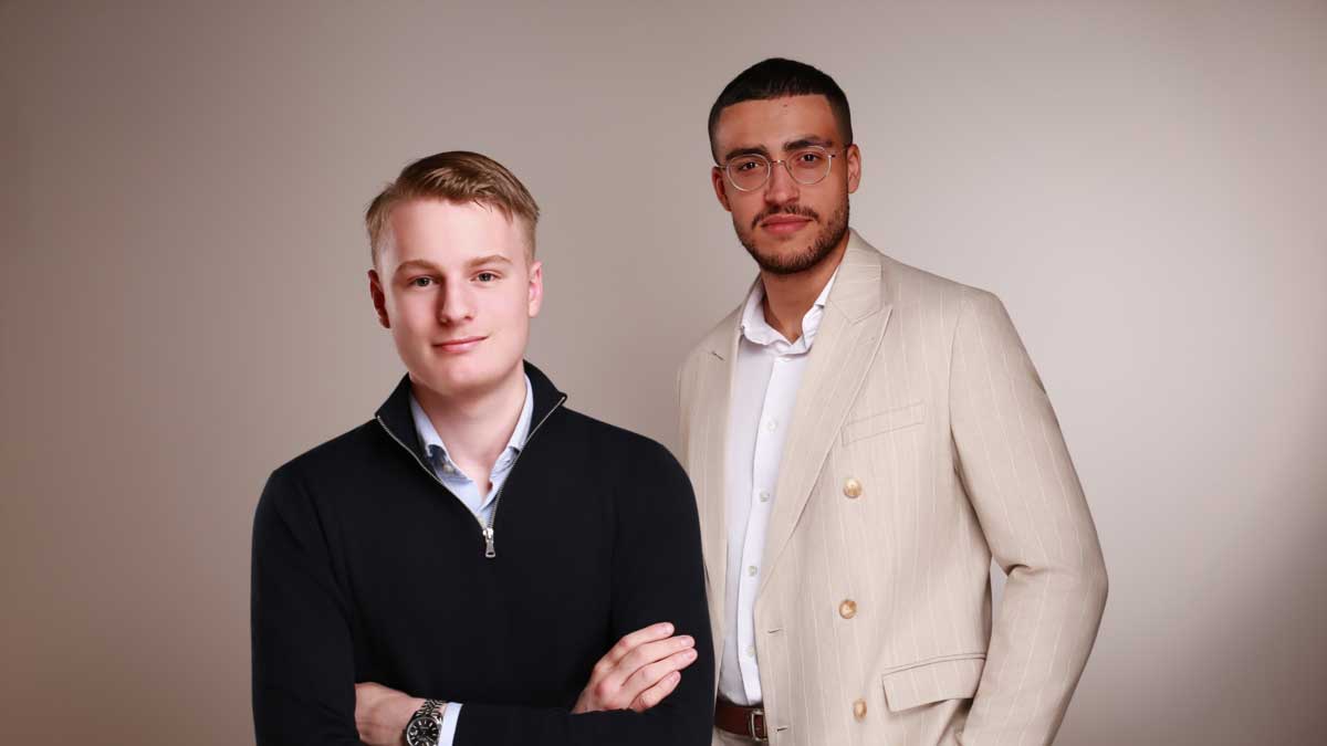 Mohan Samuel Virmani und Moritz Danckwardt von der Advergo Group